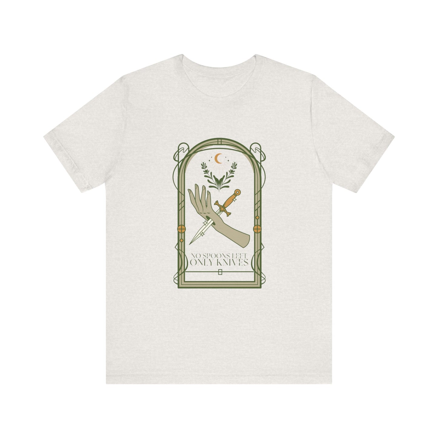 "No Spoons" Unisex Jersey Short Sleeve Tee