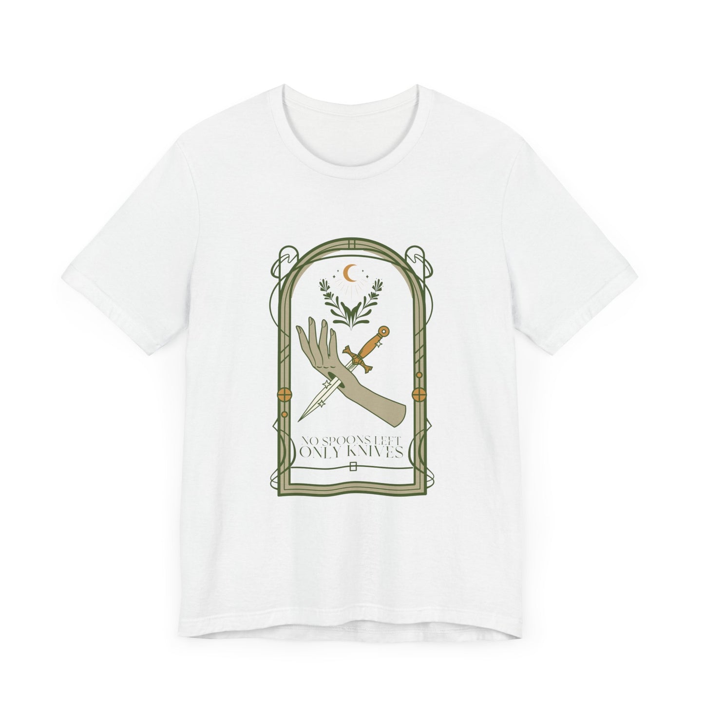"No Spoons" Unisex Jersey Short Sleeve Tee