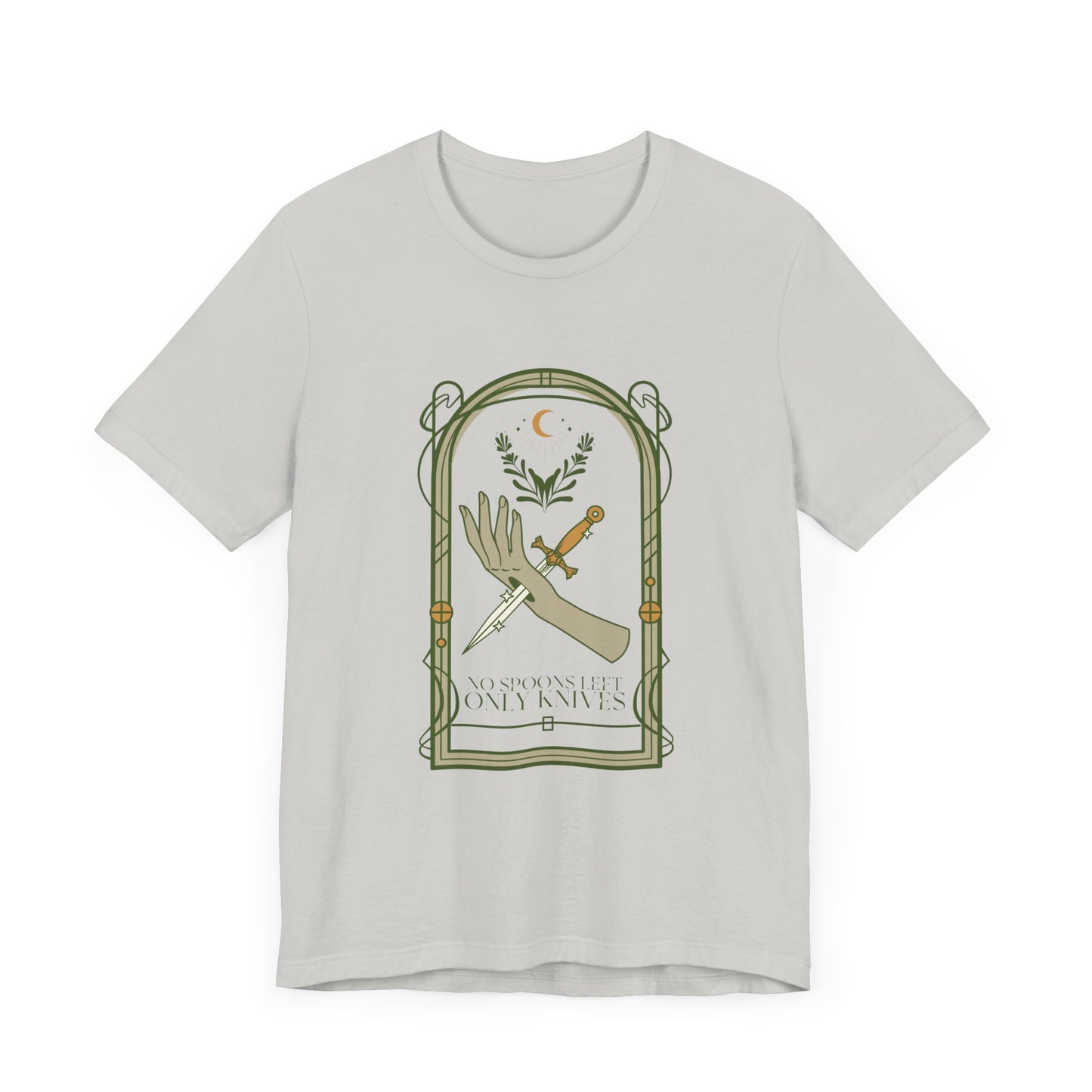 "No Spoons" Unisex Jersey Short Sleeve Tee