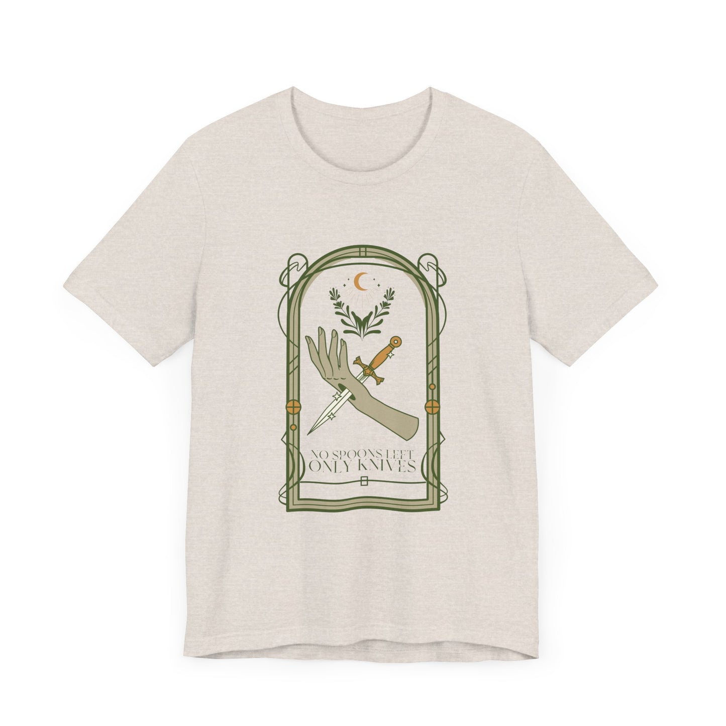"No Spoons" Unisex Jersey Short Sleeve Tee