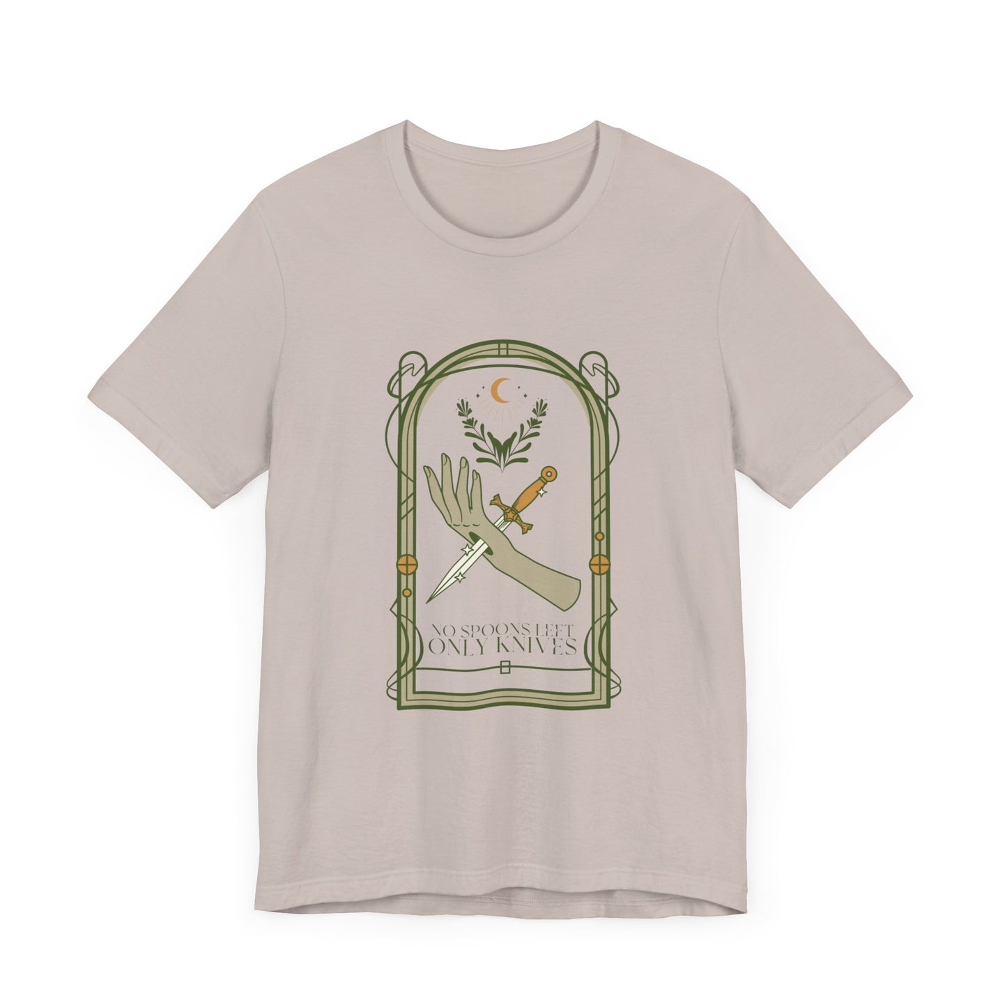 "No Spoons" Unisex Jersey Short Sleeve Tee