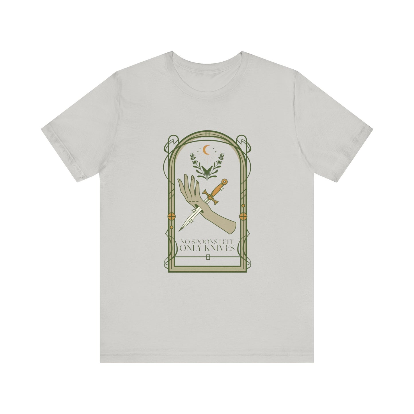 "No Spoons" Unisex Jersey Short Sleeve Tee
