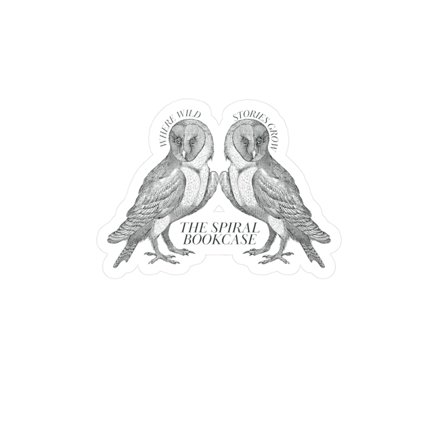Spiral Owl Vinyl Decals