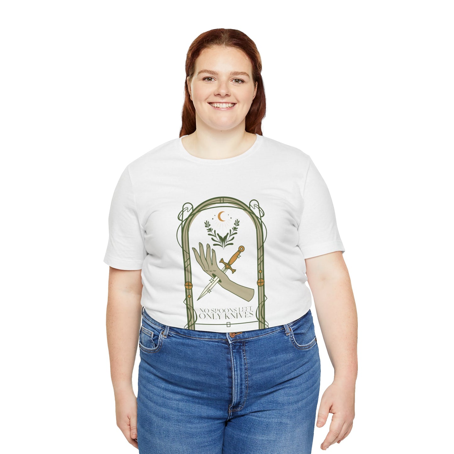 "No Spoons" Unisex Jersey Short Sleeve Tee