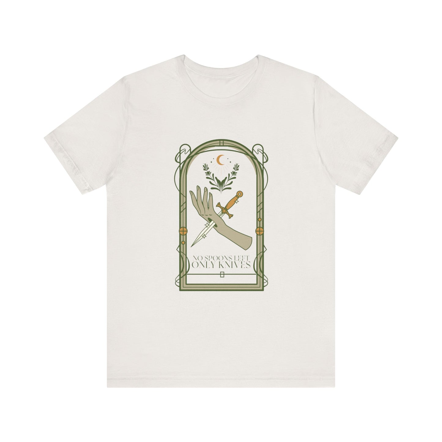 "No Spoons" Unisex Jersey Short Sleeve Tee