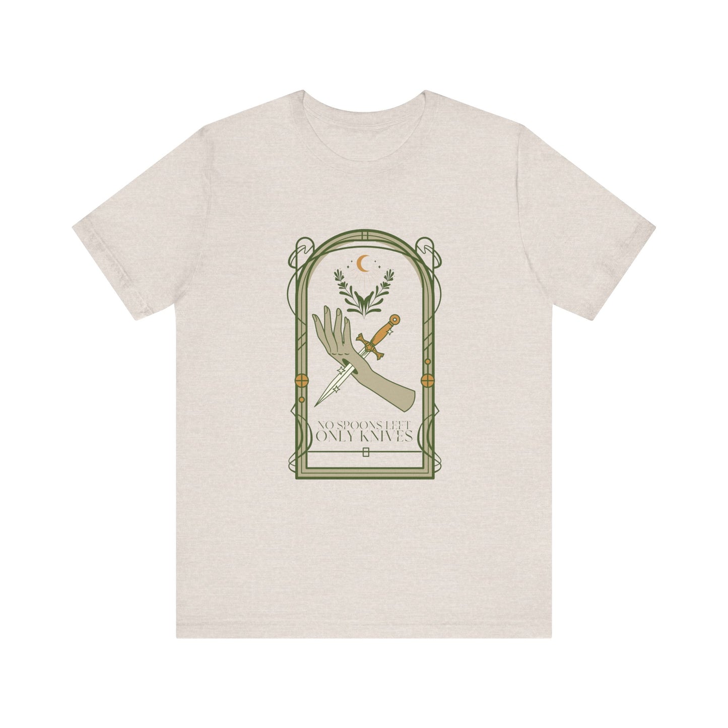 "No Spoons" Unisex Jersey Short Sleeve Tee