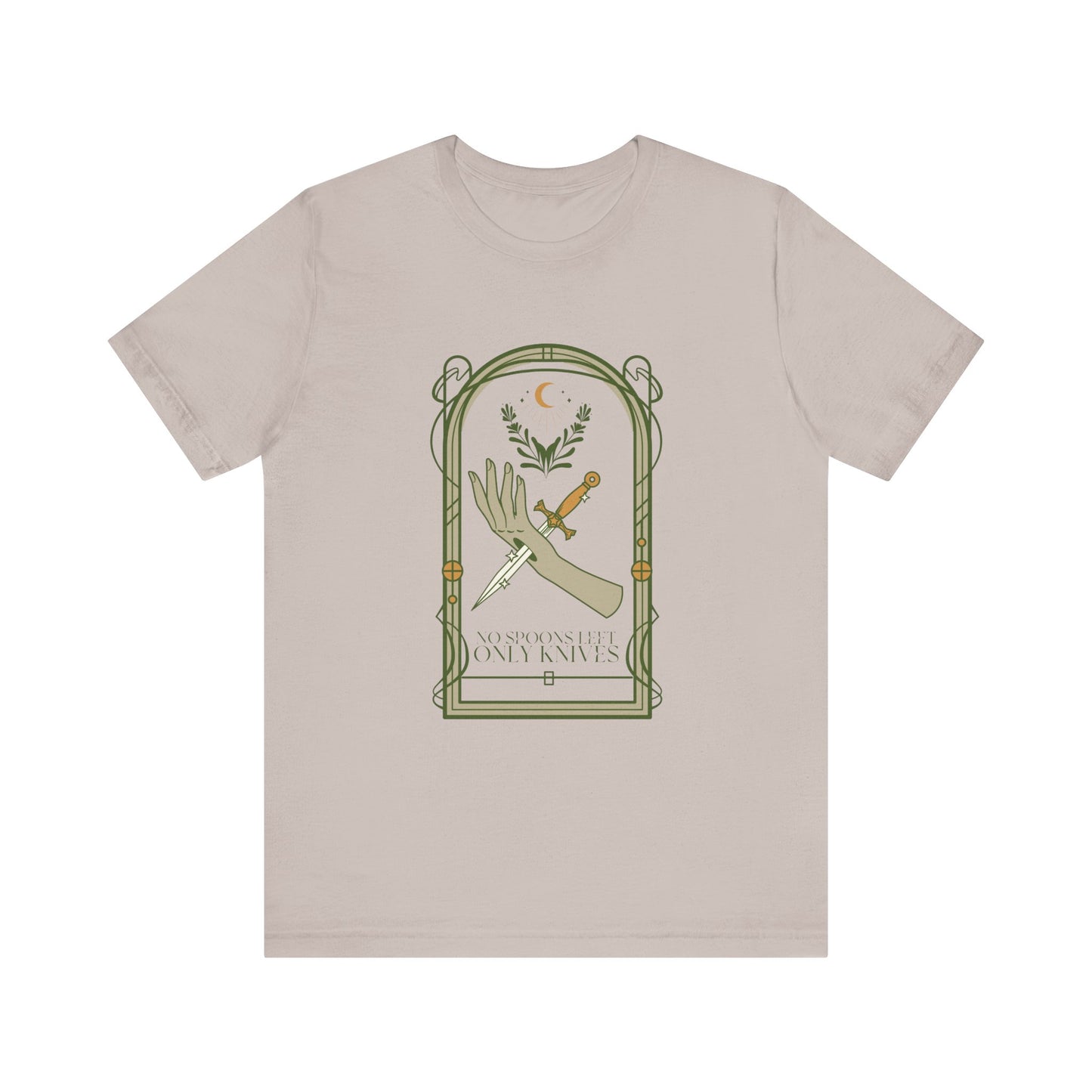 "No Spoons" Unisex Jersey Short Sleeve Tee