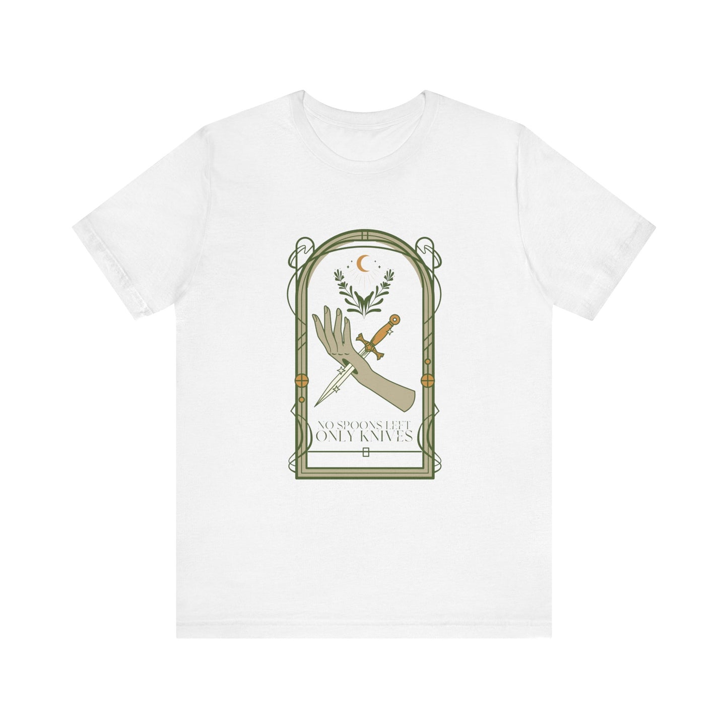 "No Spoons" Unisex Jersey Short Sleeve Tee