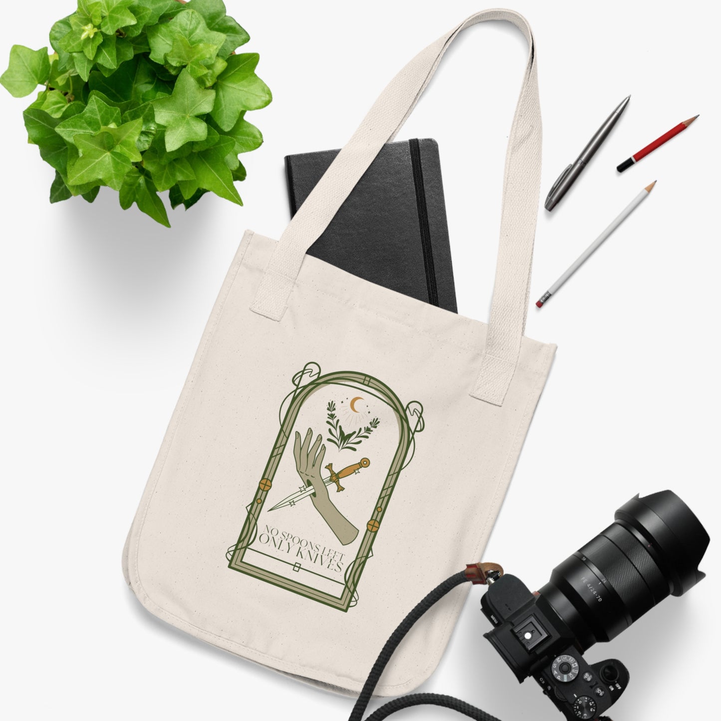 No Spoons Canvas Tote Bag