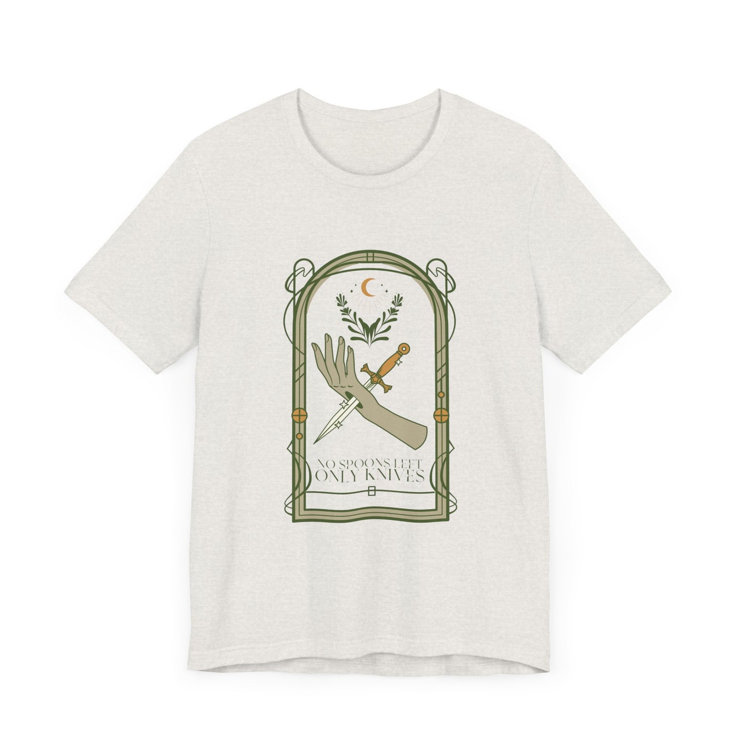"No Spoons" Unisex Jersey Short Sleeve Tee
