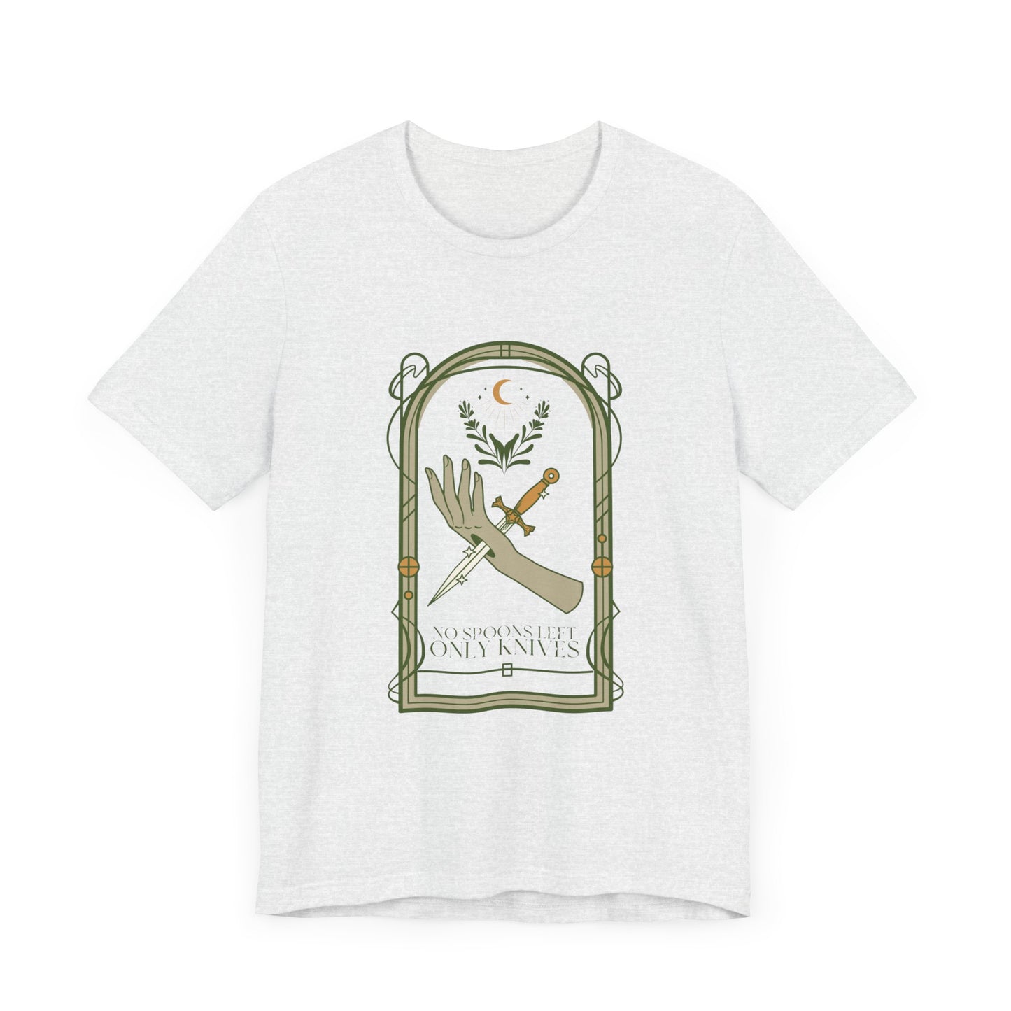 "No Spoons" Unisex Jersey Short Sleeve Tee