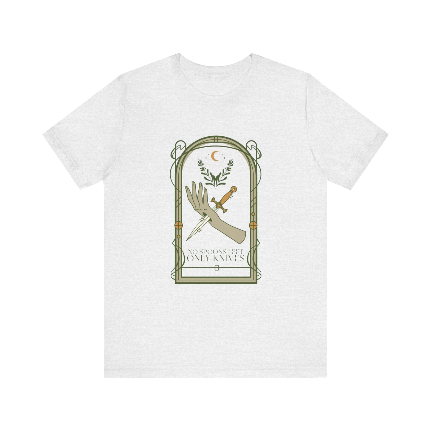 "No Spoons" Unisex Jersey Short Sleeve Tee