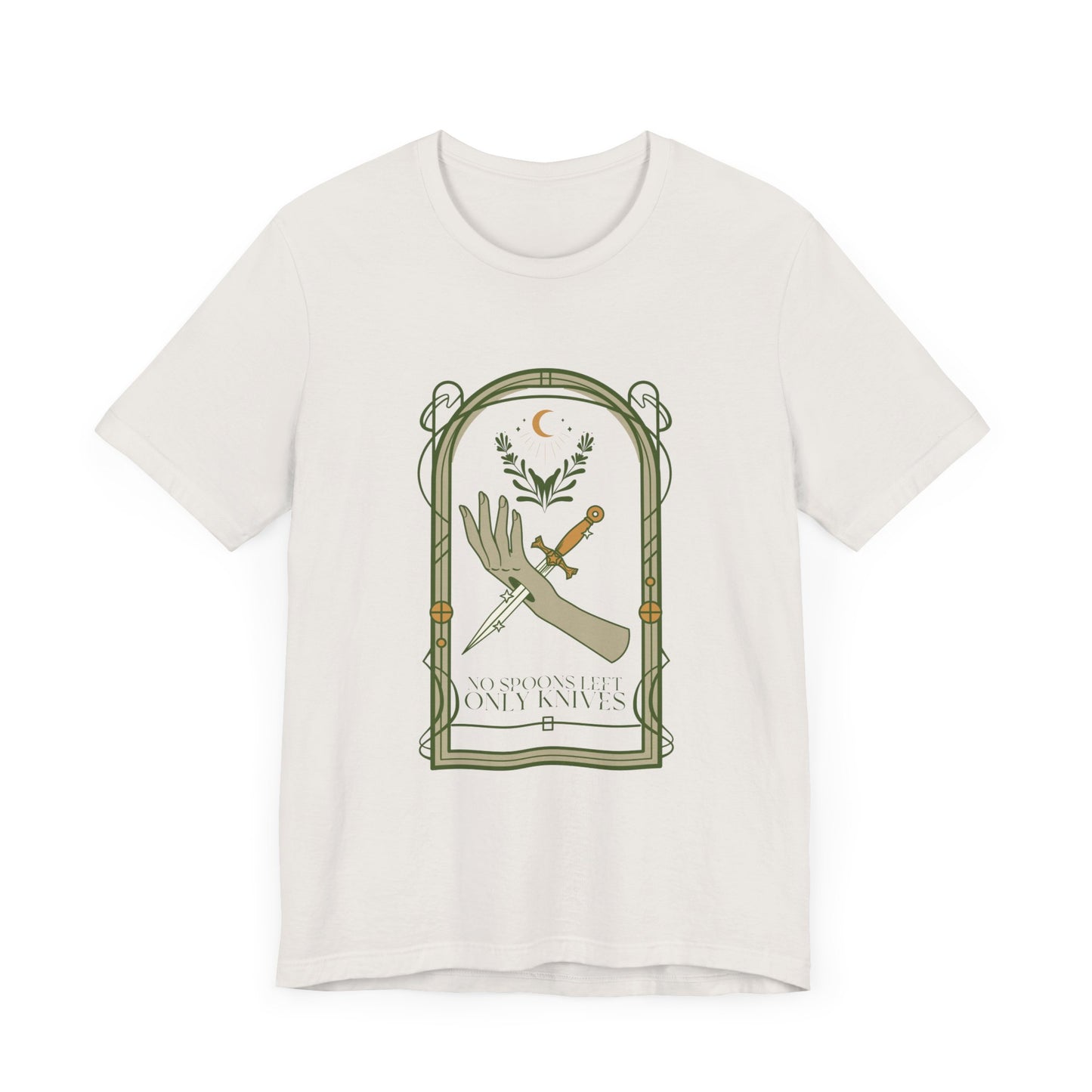 "No Spoons" Unisex Jersey Short Sleeve Tee