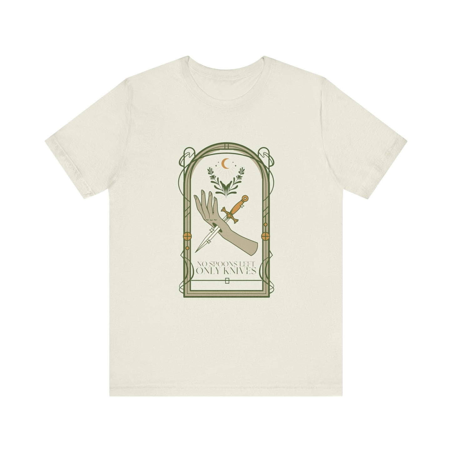 "No Spoons" Unisex Jersey Short Sleeve Tee