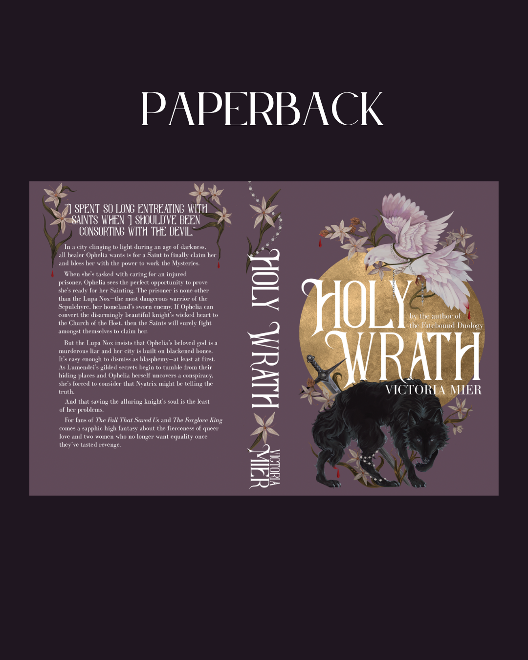 Holy Wrath - Victoria Mier *PRE-ORDER*