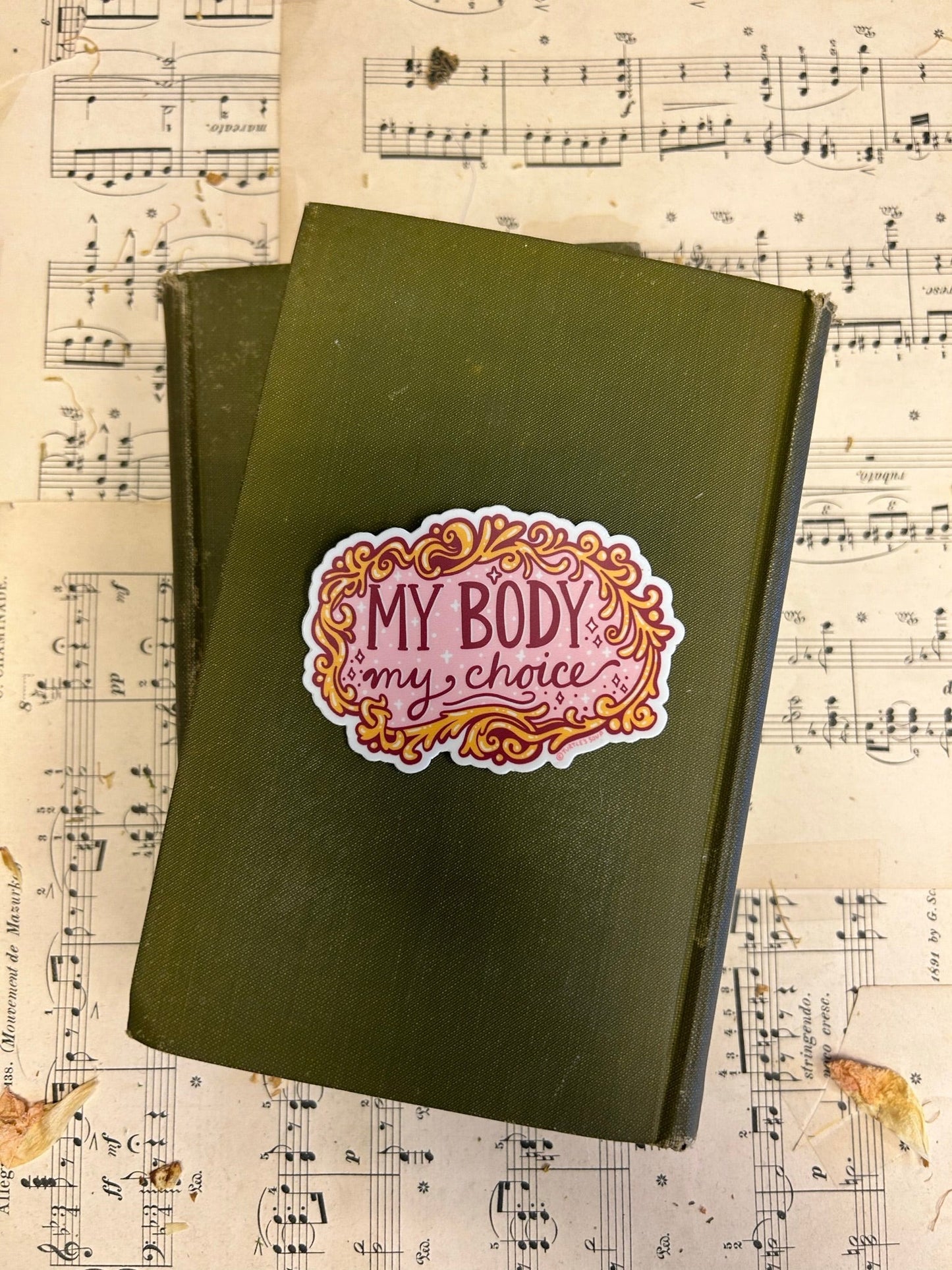 My Body My Choice Vinyl Sticker