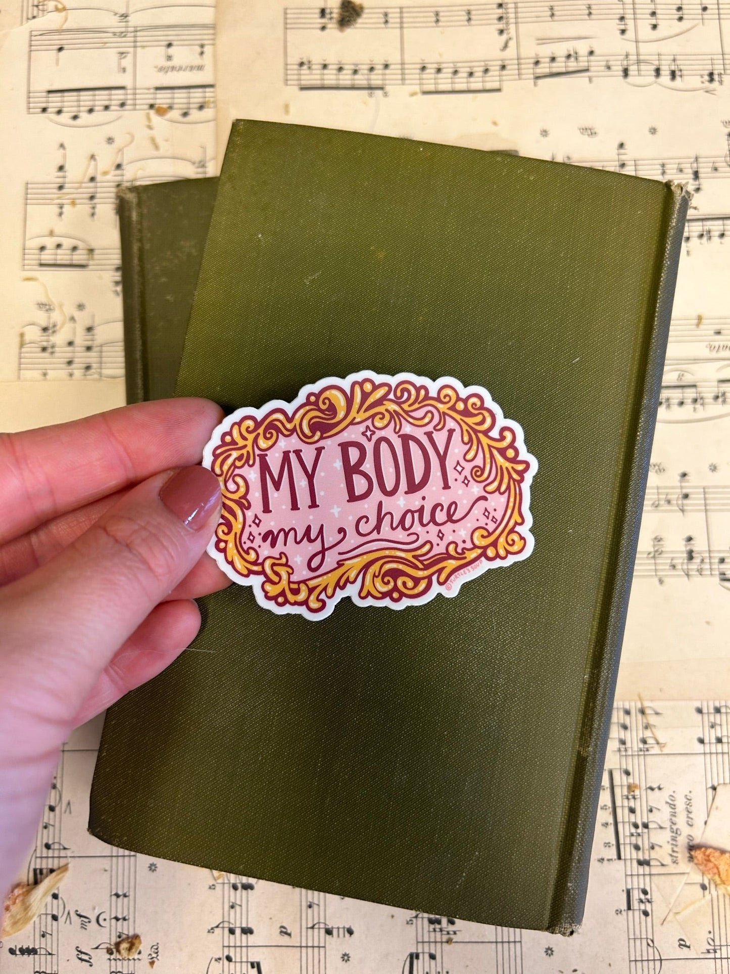 My Body My Choice Vinyl Sticker