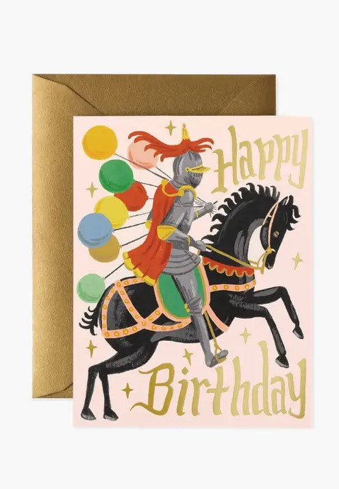 Knight Birthday Card