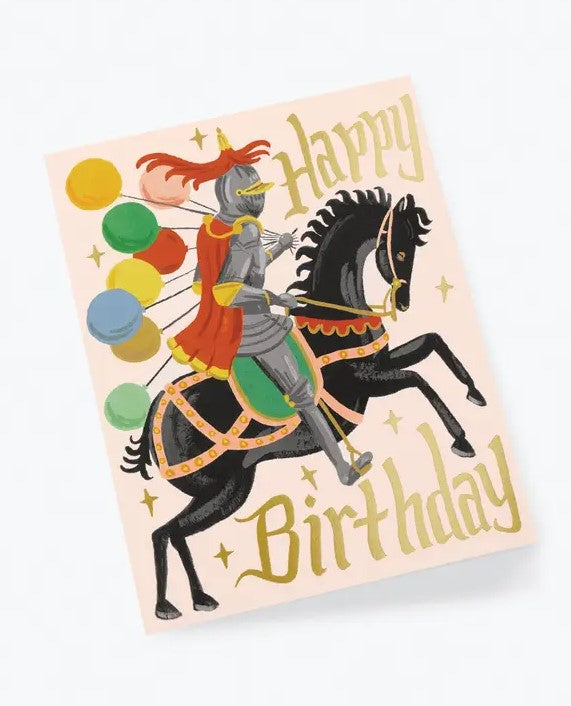 Knight Birthday Card