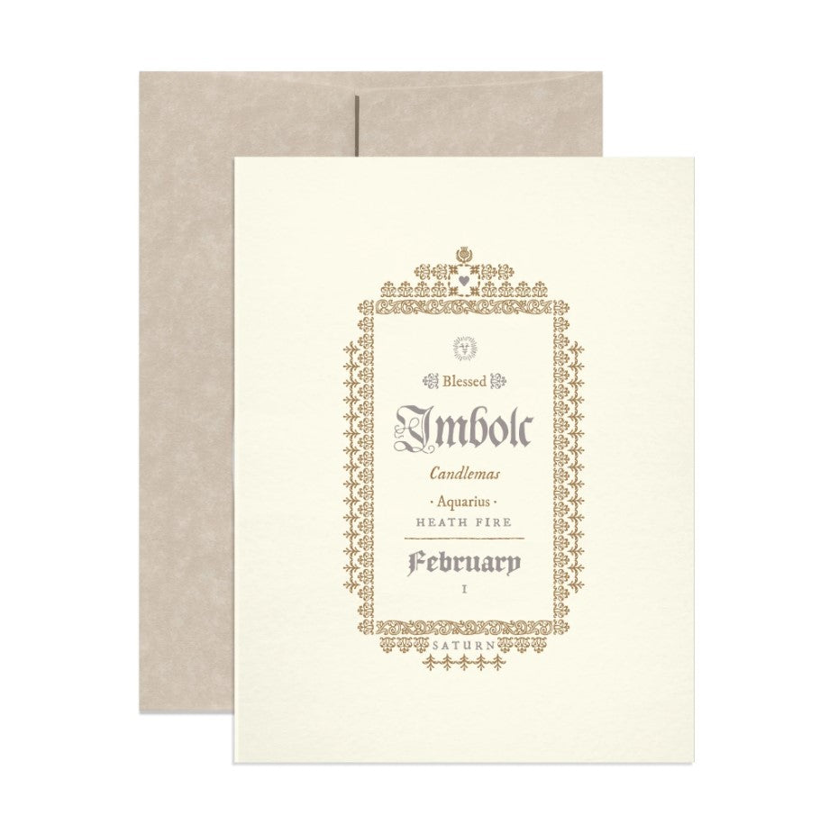 Imbolc Greeting Card