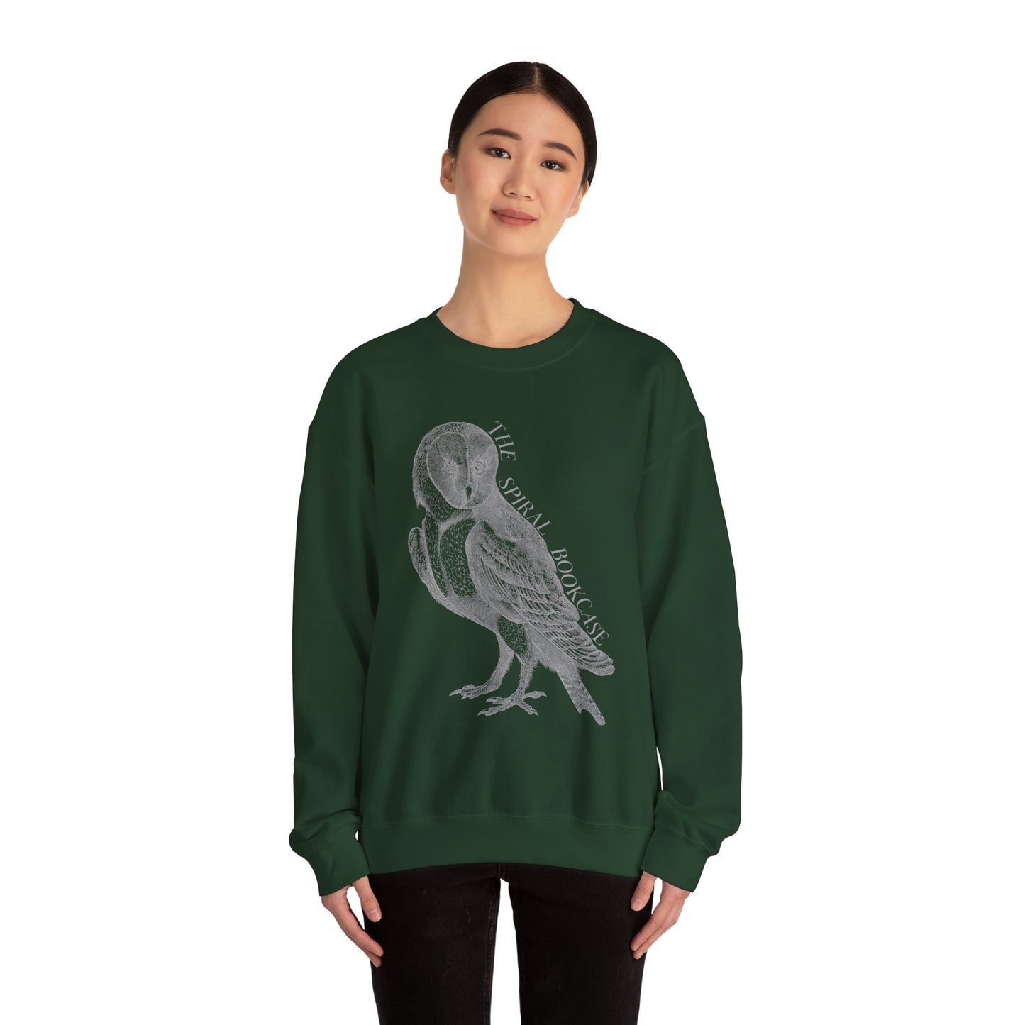 Spiral Owl Crewneck Sweatshirt