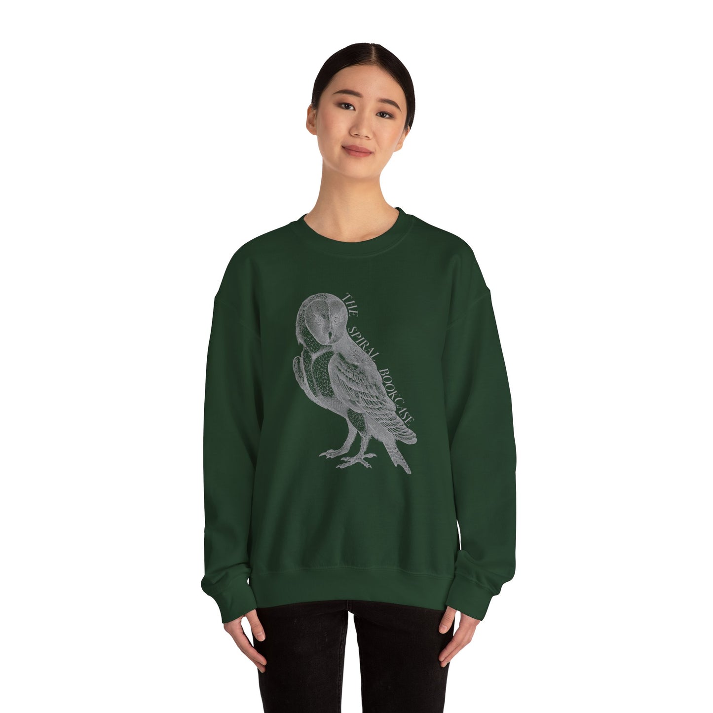 Spiral Owl Crewneck Sweatshirt