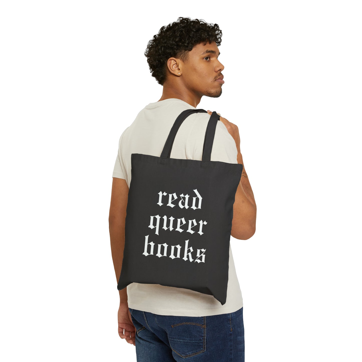 Read Queer Books Canvas Tote Bag
