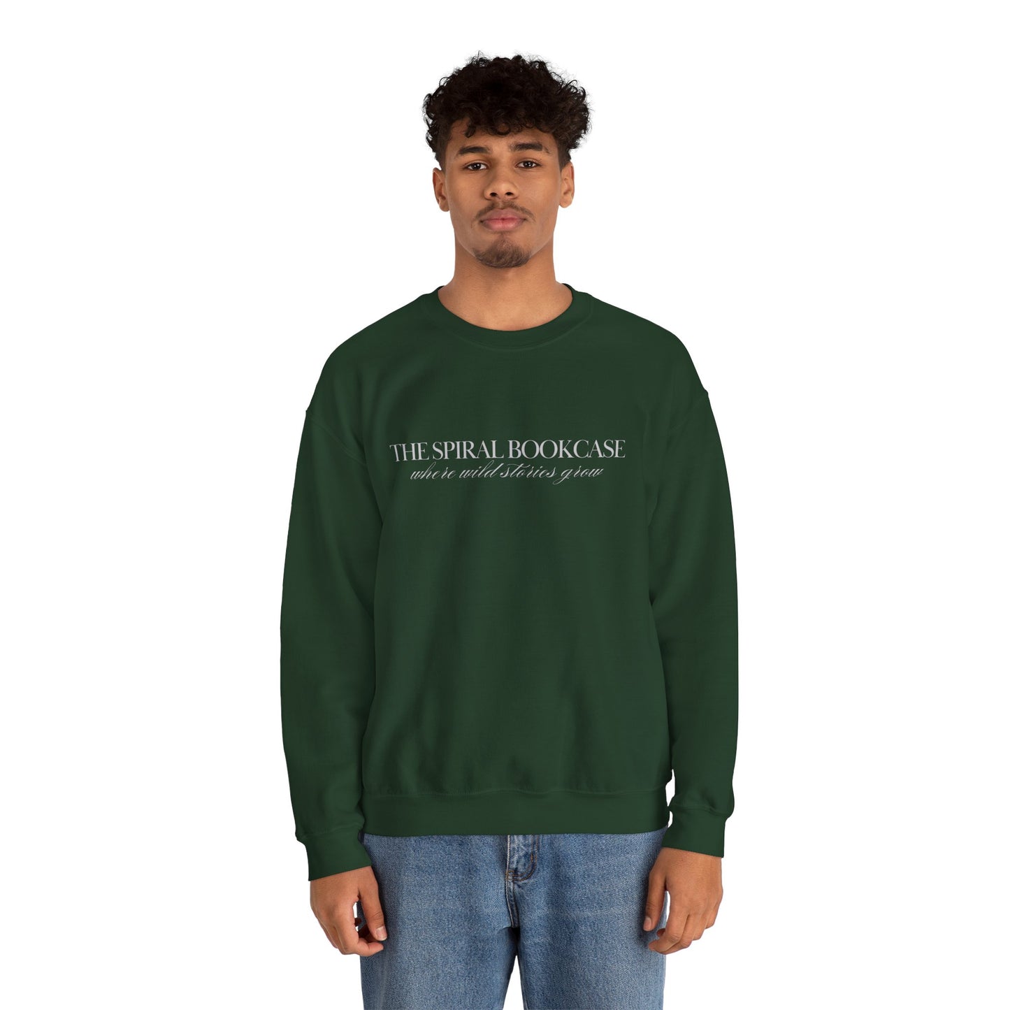 Simple Spiral Crewneck Sweatshirt