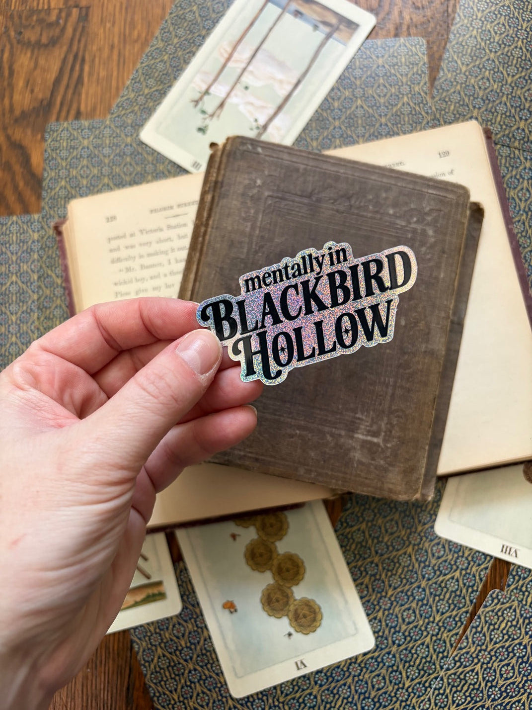 Mentally in Blackbird Hollow Vinyl Sticker