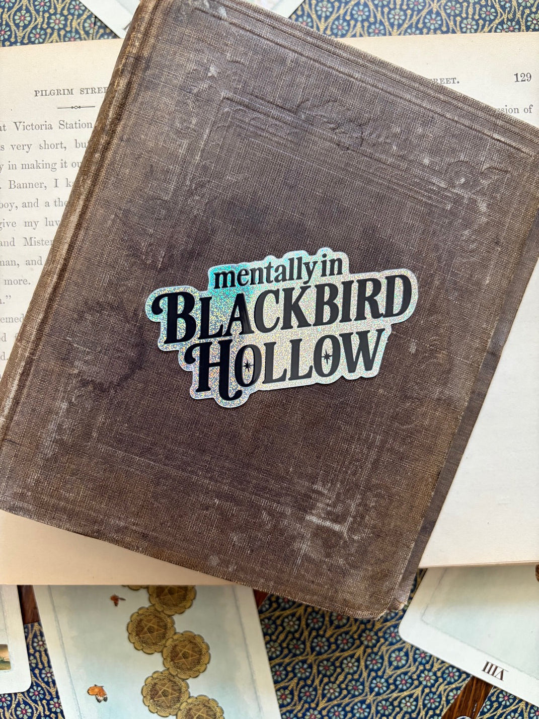 Mentally in Blackbird Hollow Vinyl Sticker