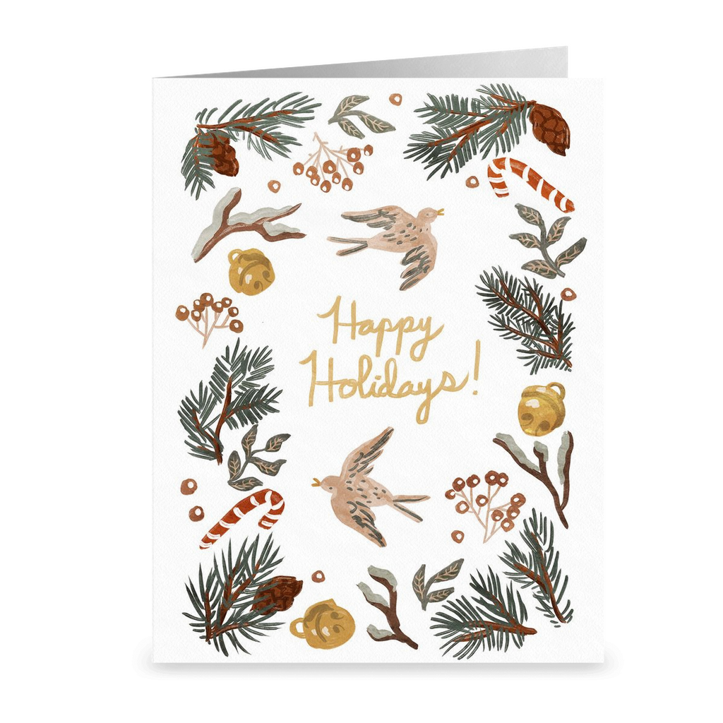 Holiday Wreath Greeting Card