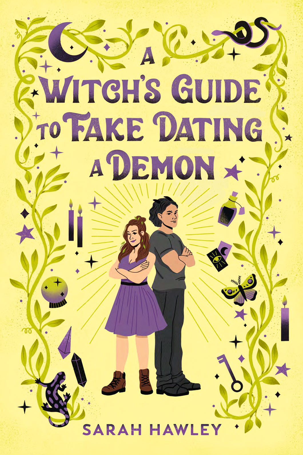 A Witch's Guide to Fake Dating a Demon - Sarah Hawley