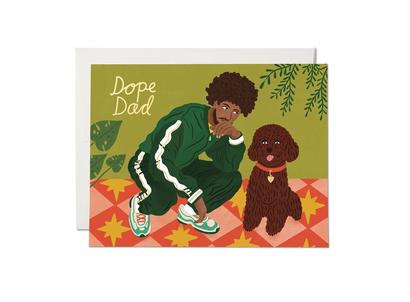 Dope Dad Father's Day Greeting Card